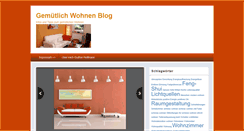 Desktop Screenshot of gemuetlich-wohnen.info