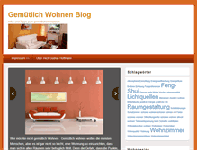 Tablet Screenshot of gemuetlich-wohnen.info